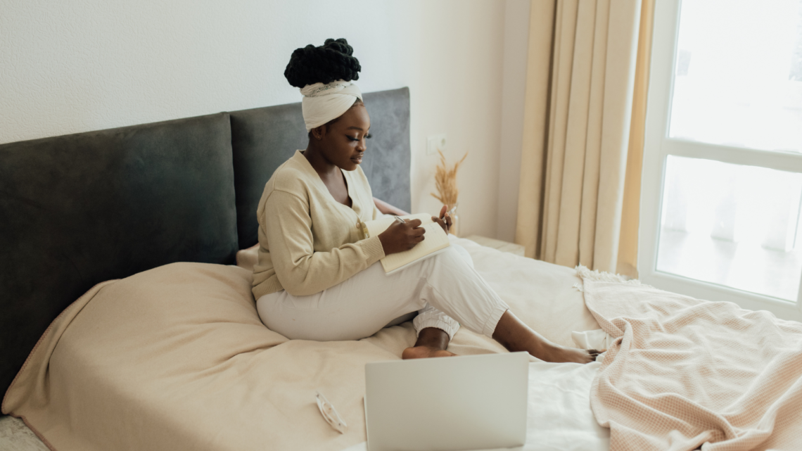 Image from the Black Girl Heal website article: How to Wake Up 15 Minutes Earlier and Crush Your Goals